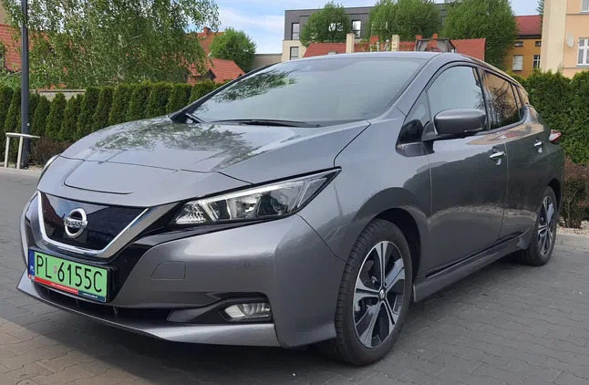 nissan wielkopolskie Nissan Leaf cena 79500 przebieg: 22000, rok produkcji 2021 z Leszno